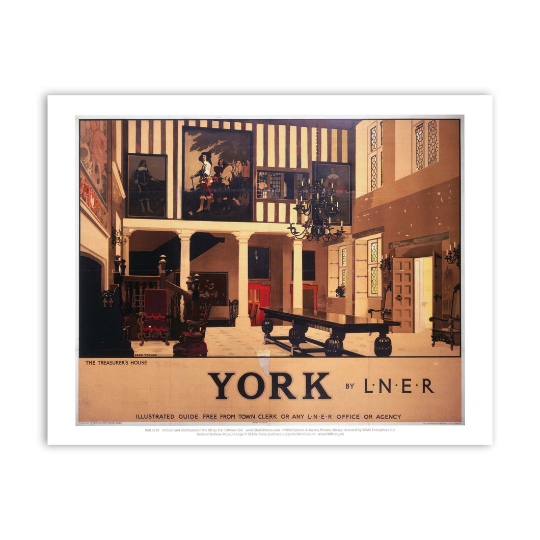 York The Treasurers House Art Print