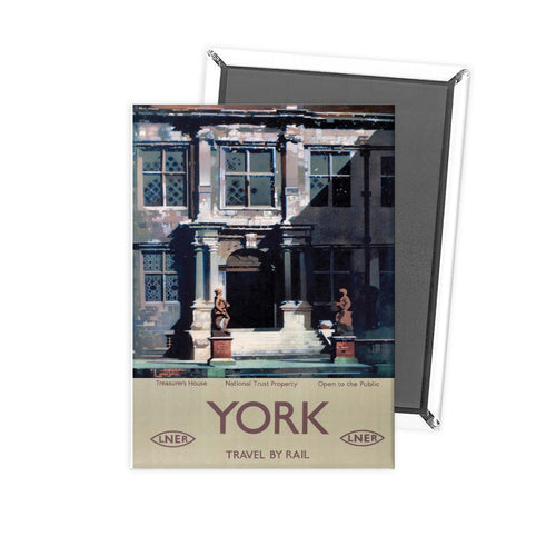 York Treasurer's House National Trust LNER Fridge Magnet