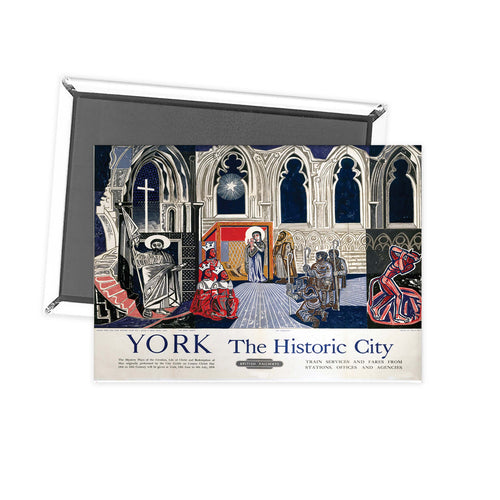 York The Historic City Fridge Magnet