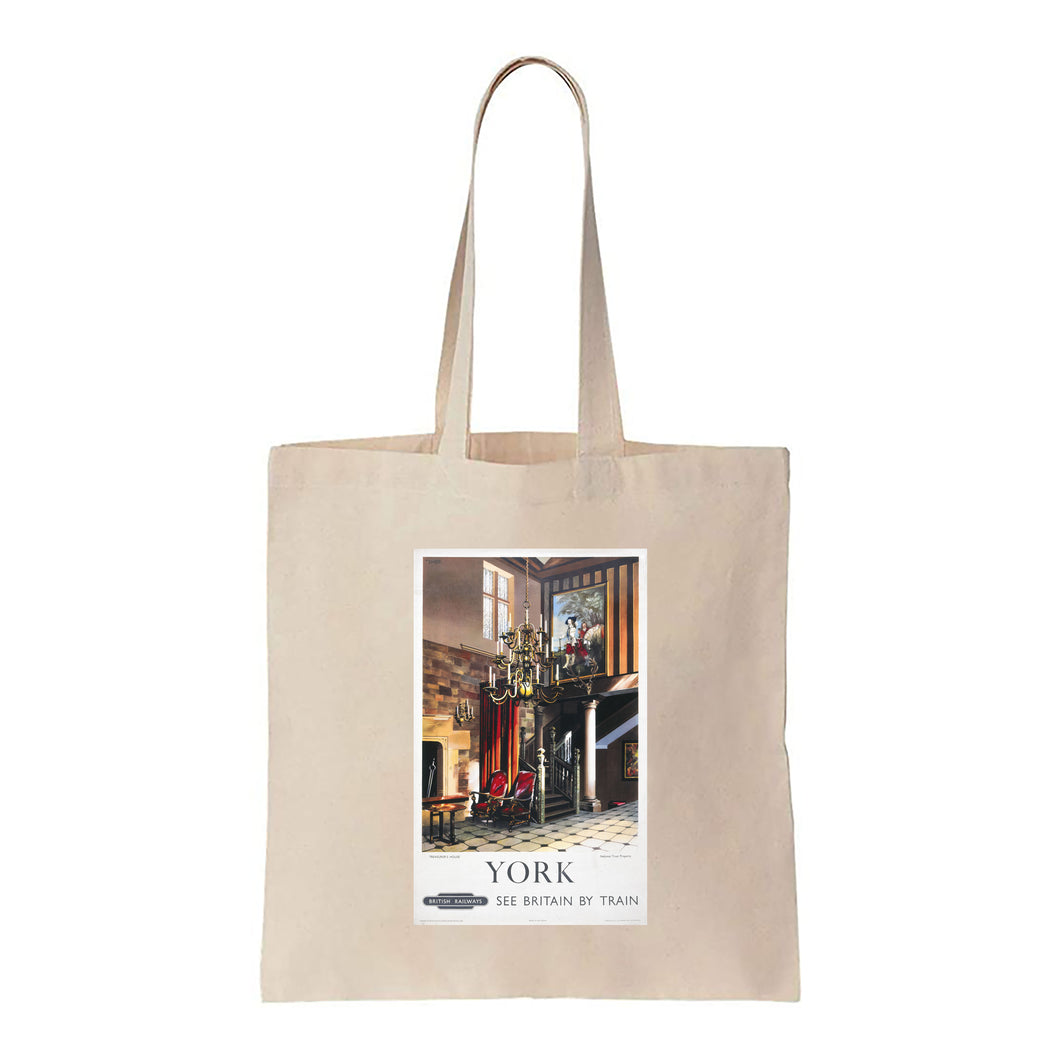 York The Treasurers House - Canvas Tote Bag