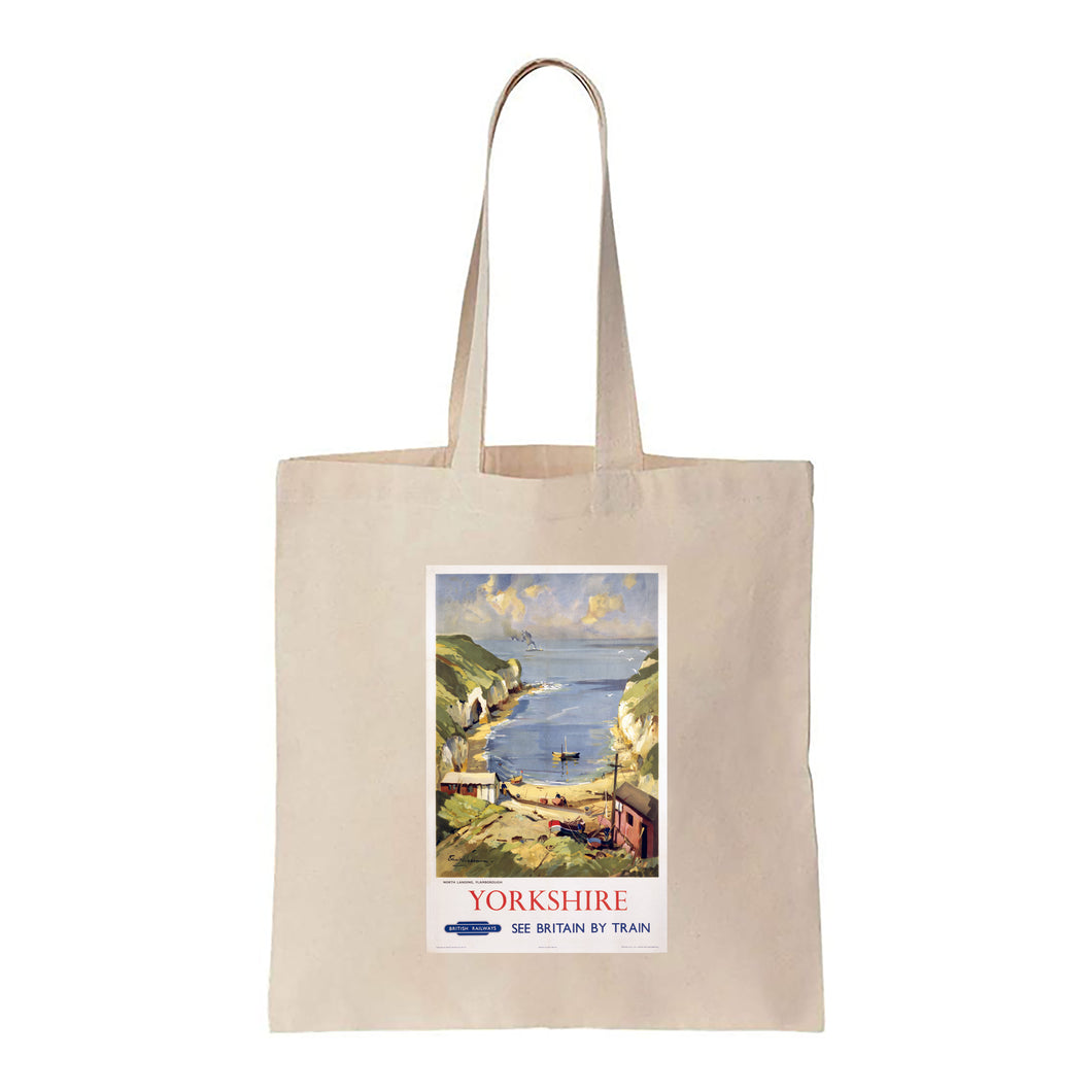 Yorkshire, North Landing, Flamborough - Canvas Tote Bag