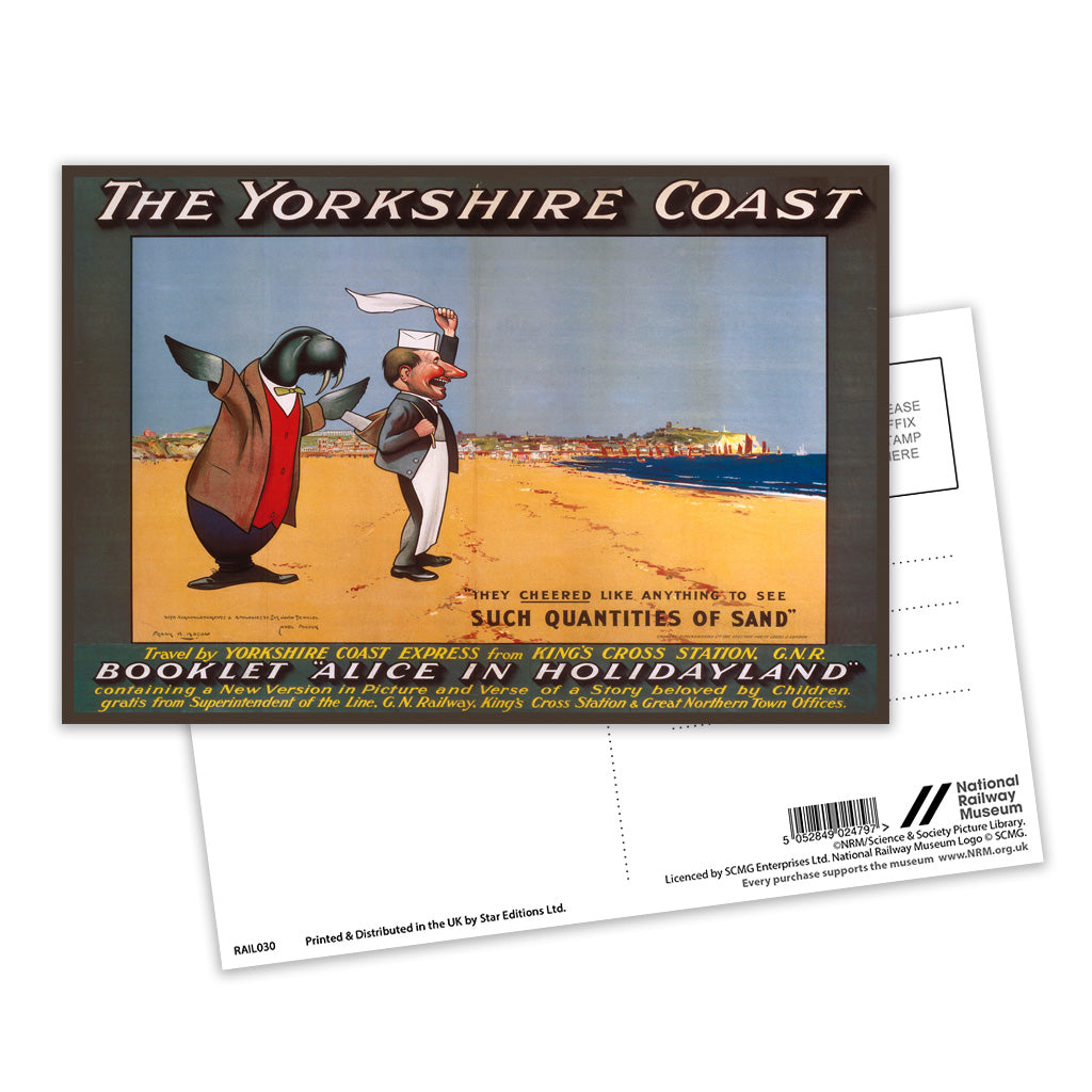 The Yorkshire Coast Postcard Pack of 8