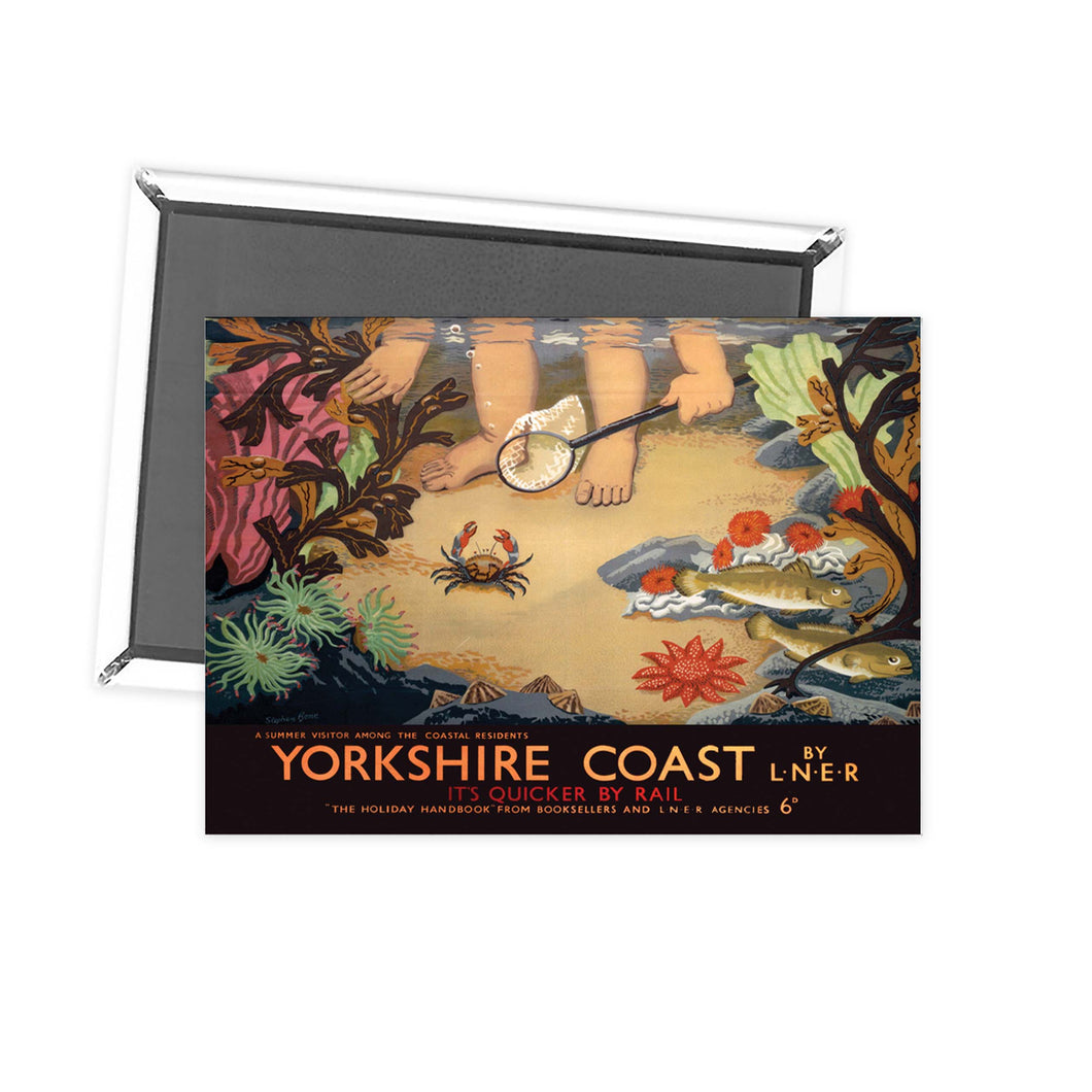 Yorkshire Coast by LNER Fridge Magnet