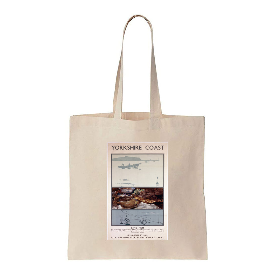 Yorkshire Coast Line Fish LNER - Canvas Tote Bag