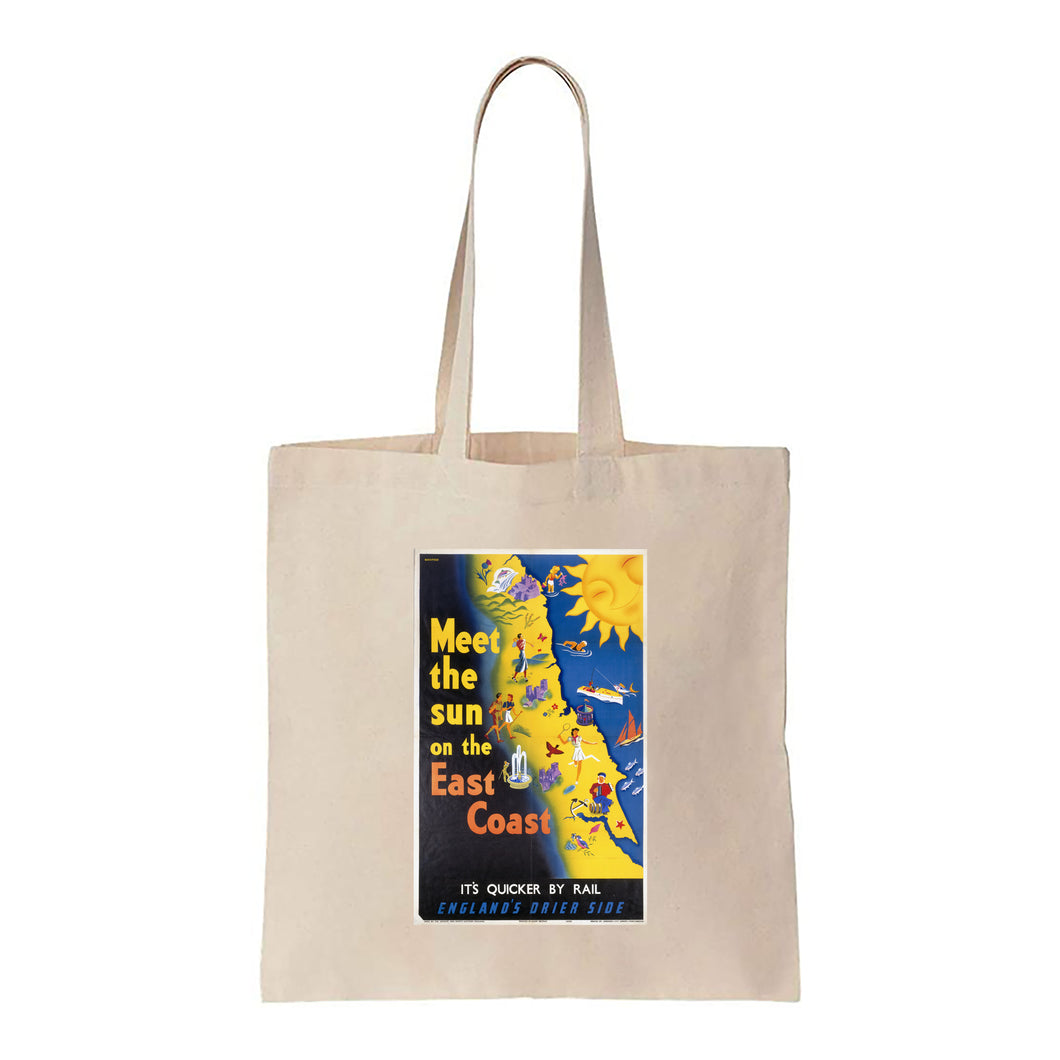 Meet the Sun on the East Coast - Canvas Tote Bag