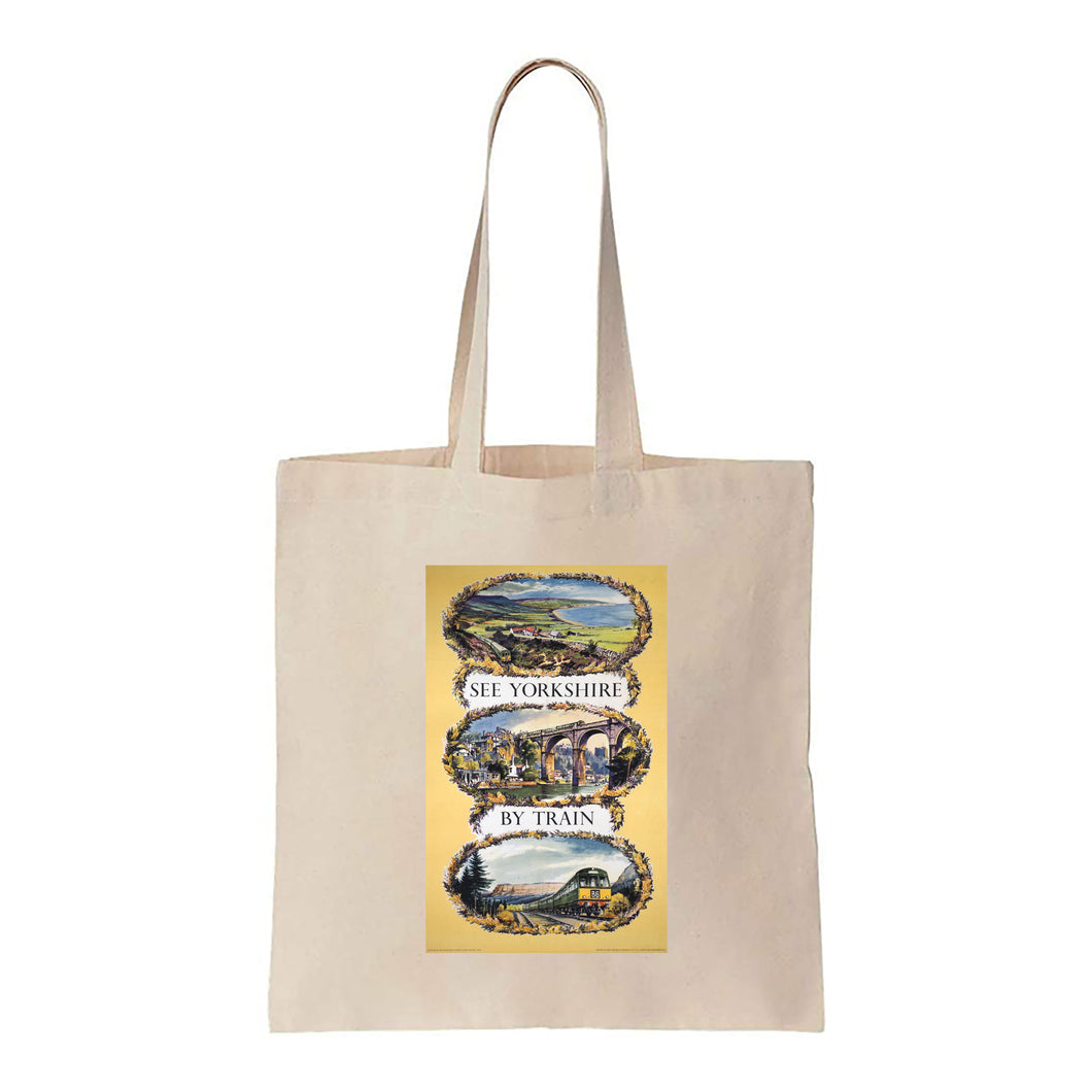 See Yorkshire by Train - Canvas Tote Bag