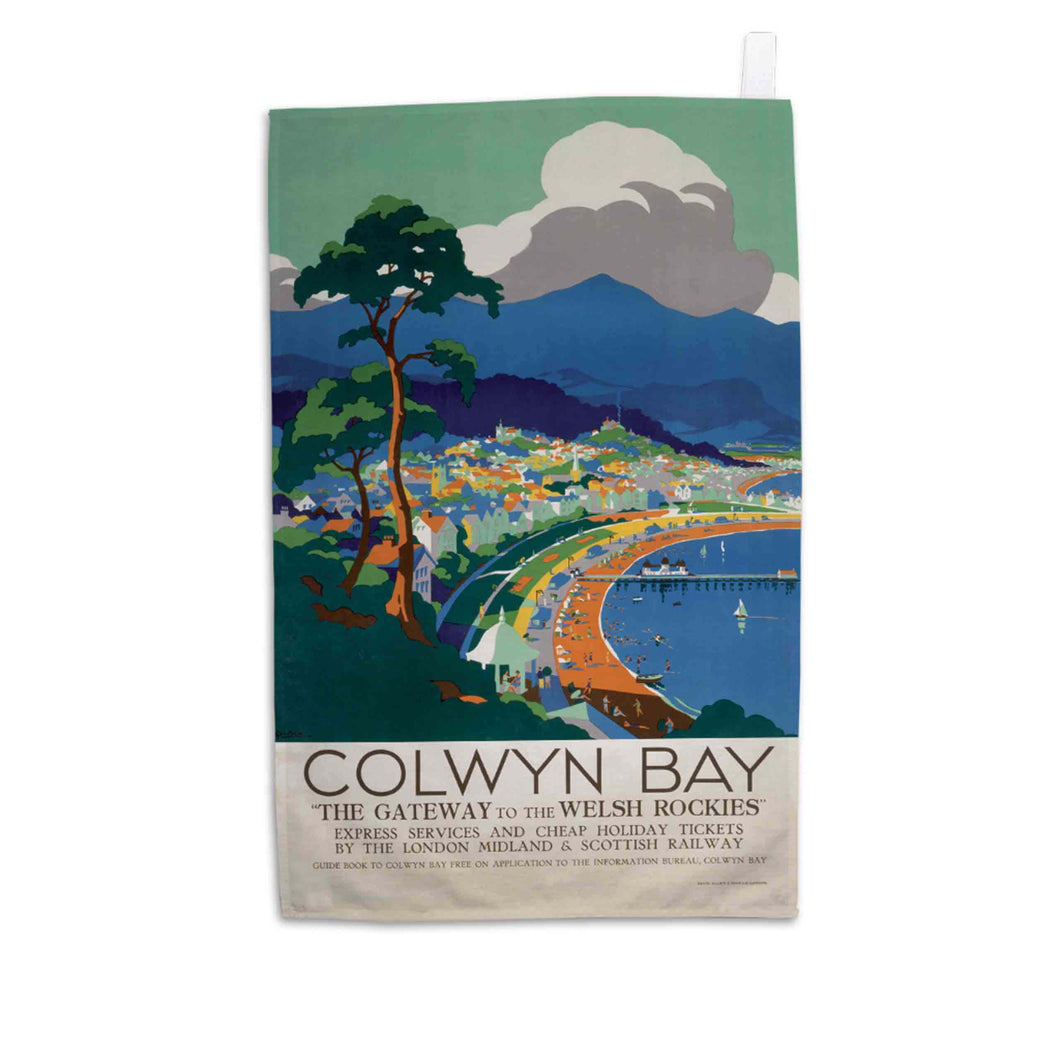 Colwyn Bay, Gateway to the Welsh Rockies - Tea Towel