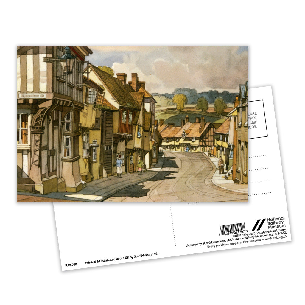 Road View Postcard Pack of 8