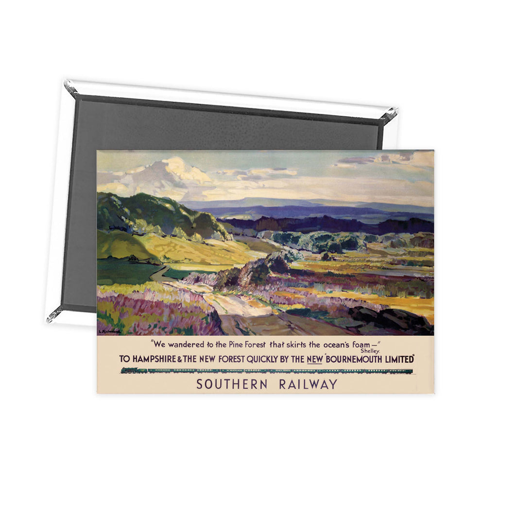 Southern Railway Hampshire, New Forest, Bournemouth Fridge Magnet