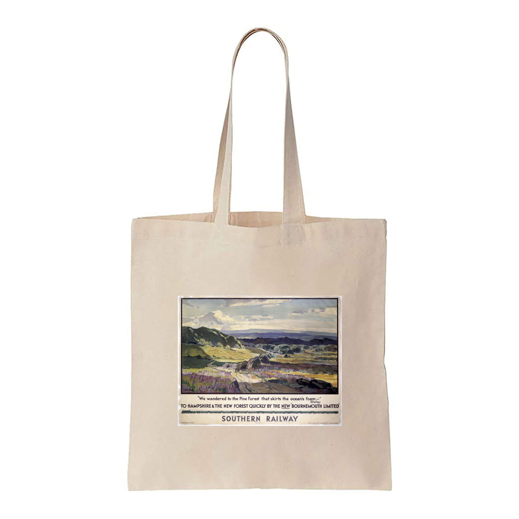 Southern Railway Hampshire, New Forest, Bournemouth - Canvas Tote Bag