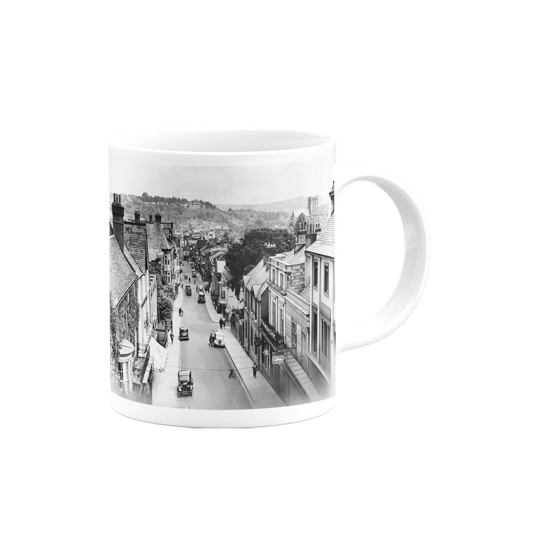 Black and White Road Mug