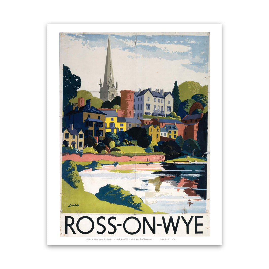 Ross on Wye Art Print