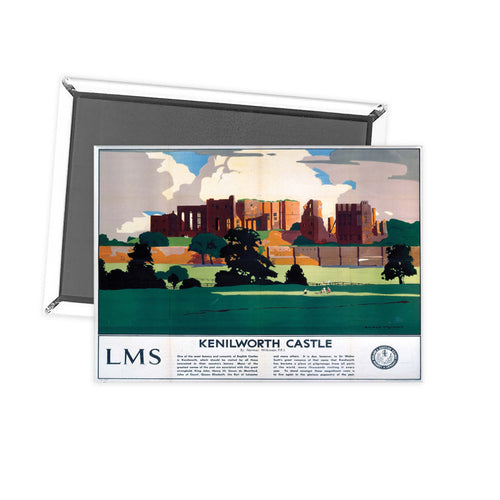 Kenilworth Castle LMS Fridge Magnet