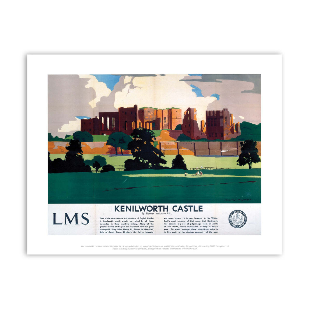 Kenilworth Castle LMS Art Print