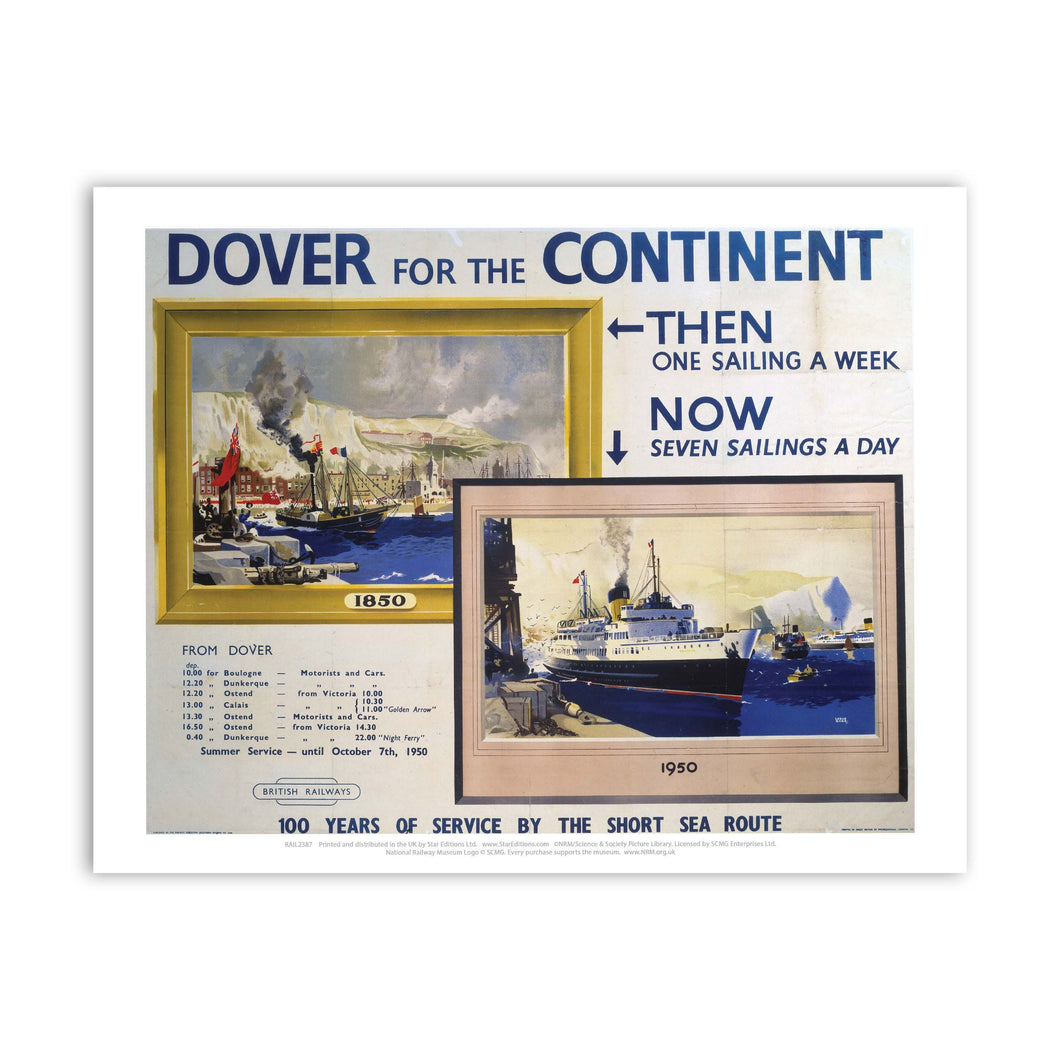 Dover for the Continent Art Print
