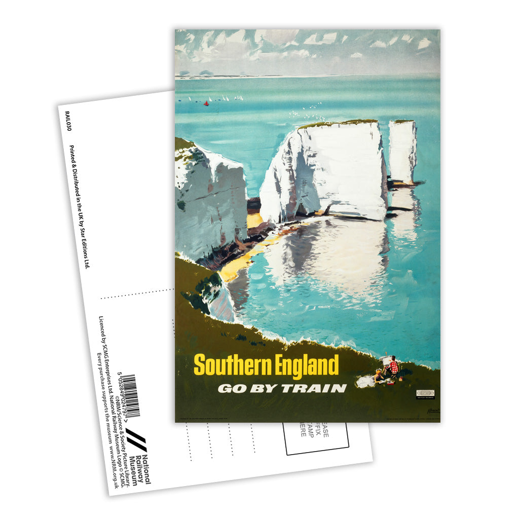 Southern - England Go By Train Postcard Pack of 8