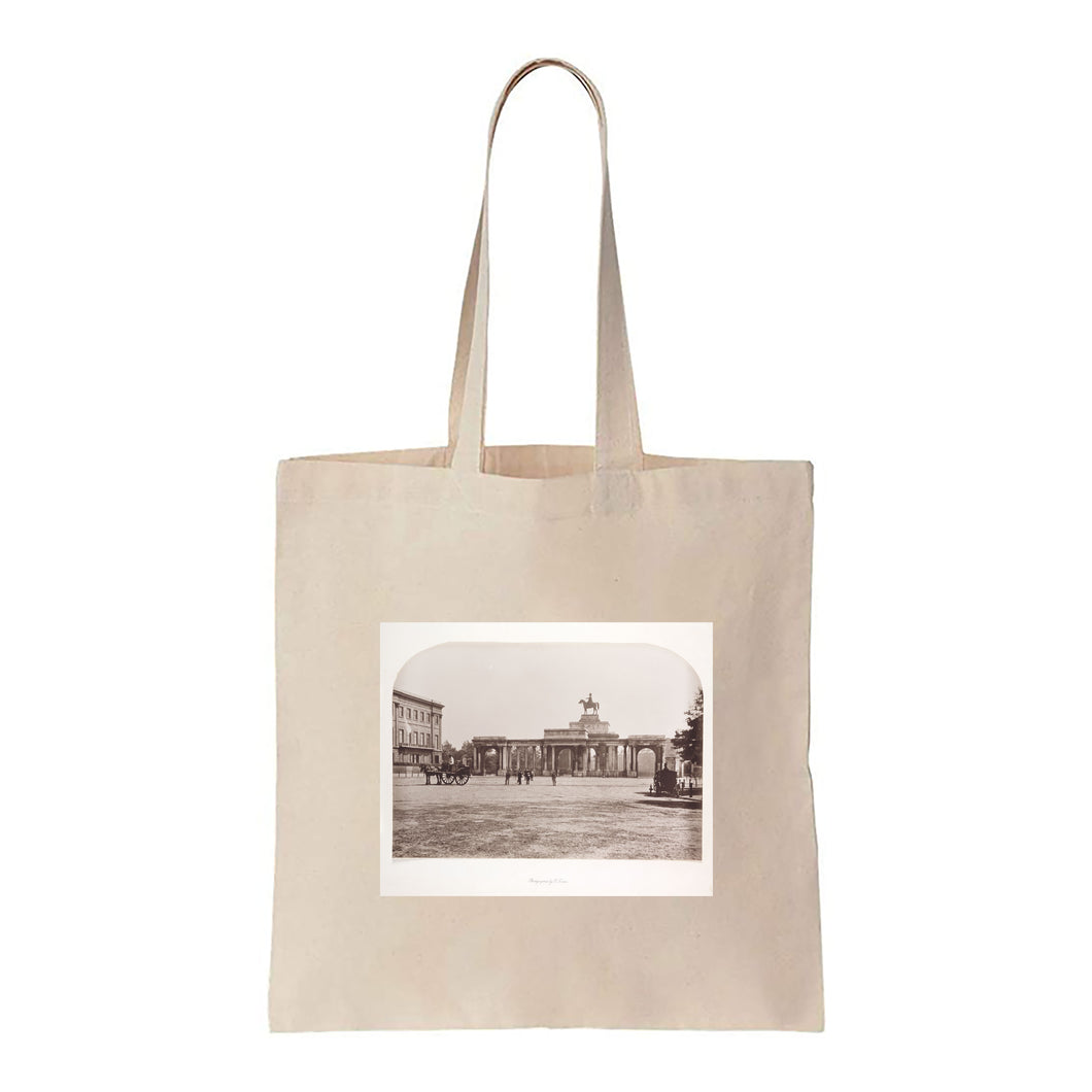 Arch and Street Photograph - Canvas Tote Bag
