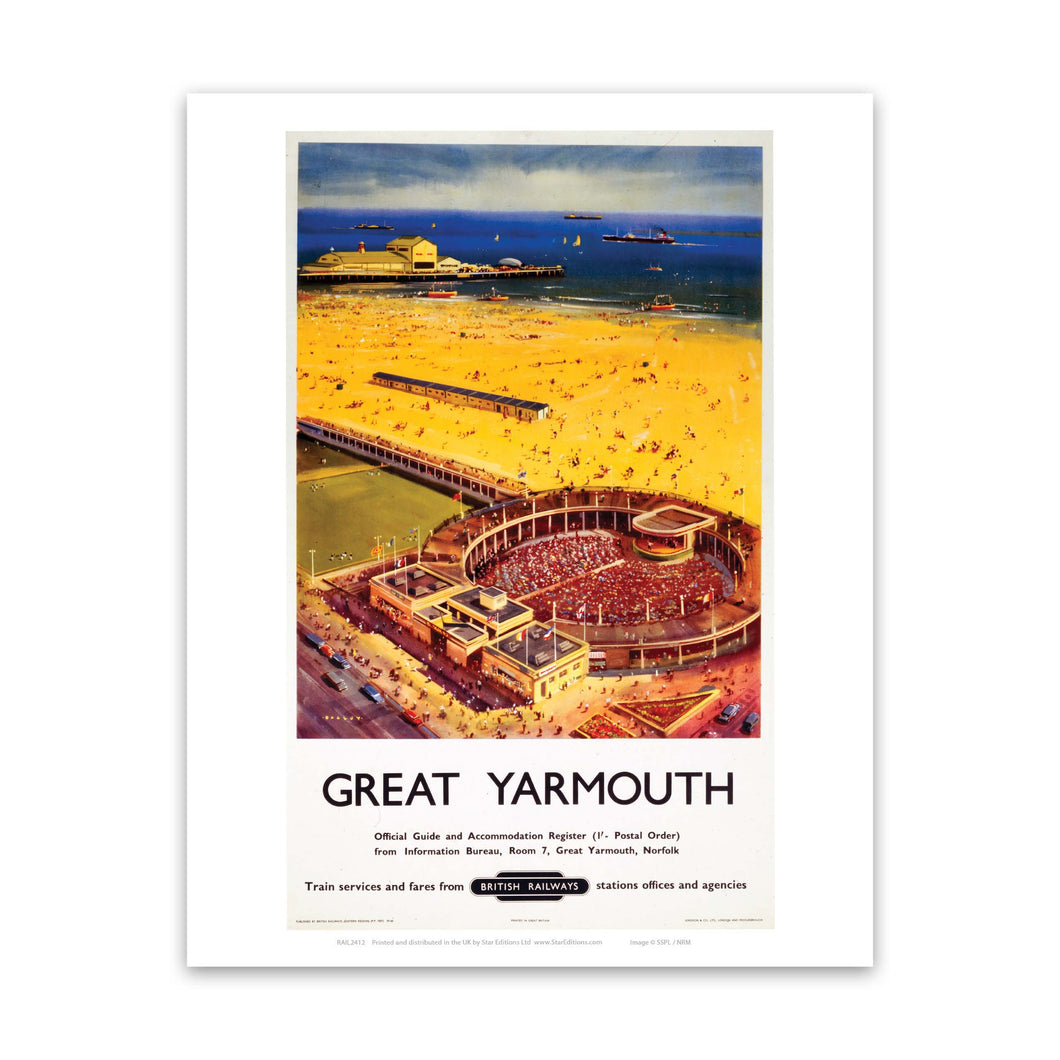 Great Yarmouth British Railways Art Print