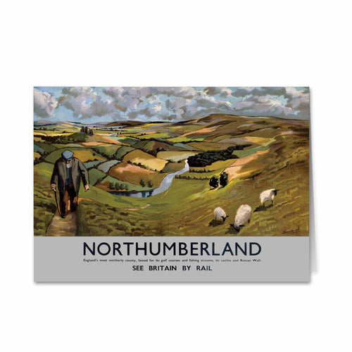 Northumberland, England's most northerly county Greeting Card