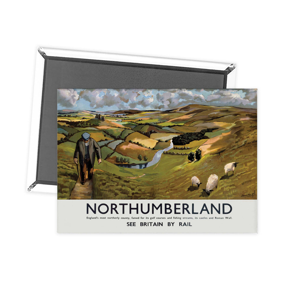 Northumberland Fridge Magnet