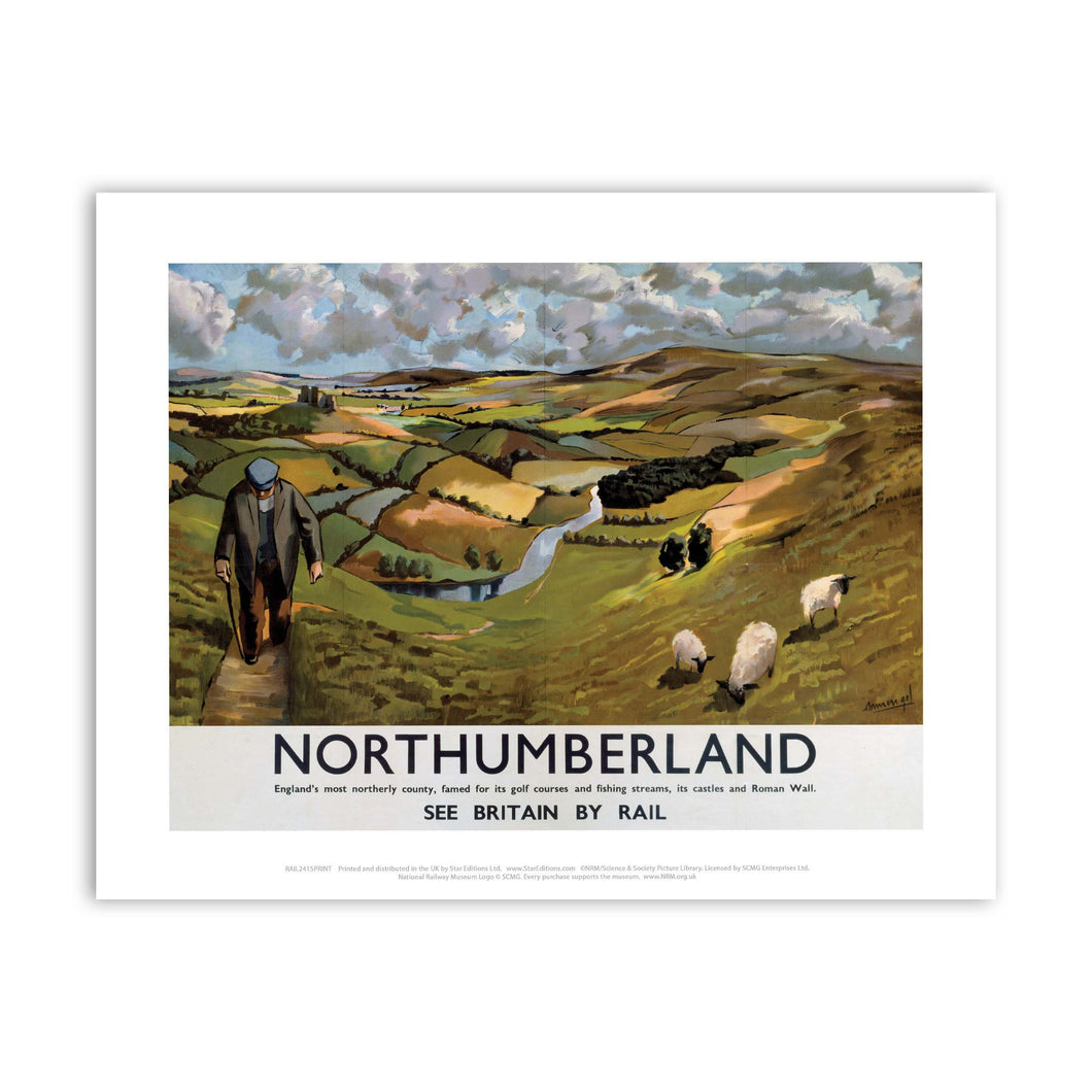 Northumberland, England's most northerly county Art Print