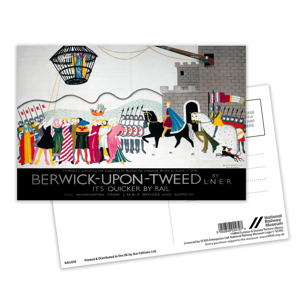 Berwick upon Tweed - Edward I Postcard Pack of 8