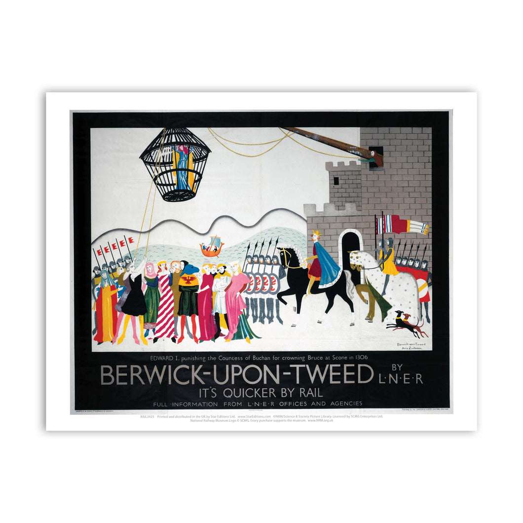 Berwick upon Tweed - Edward I Art Print