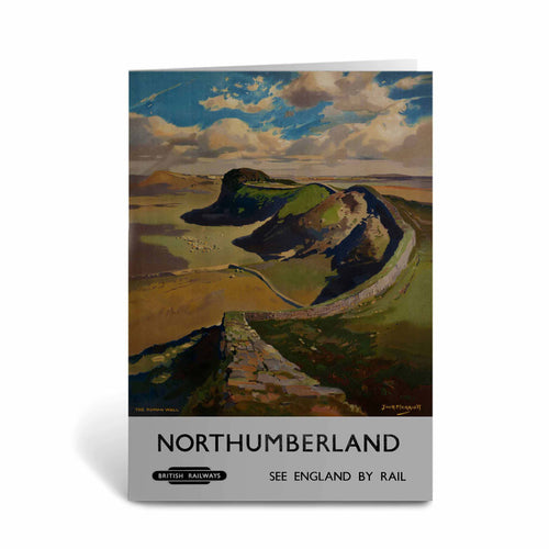 Northumberland, The Roman Wall Greeting Card
