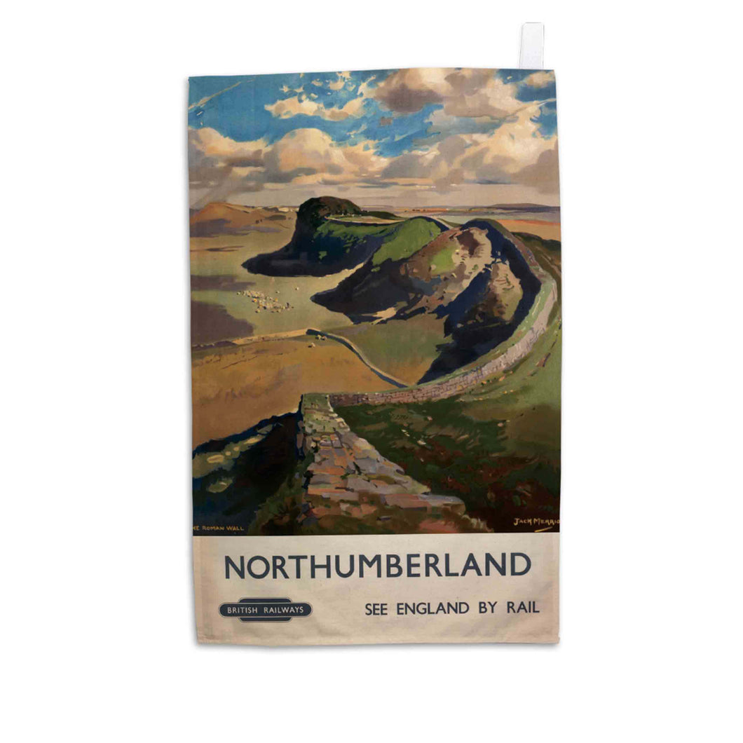 Northumberland, The Roman Wall - Tea Towel