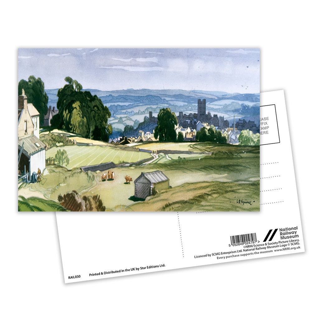 Farm Drawing Postcard Pack of 8