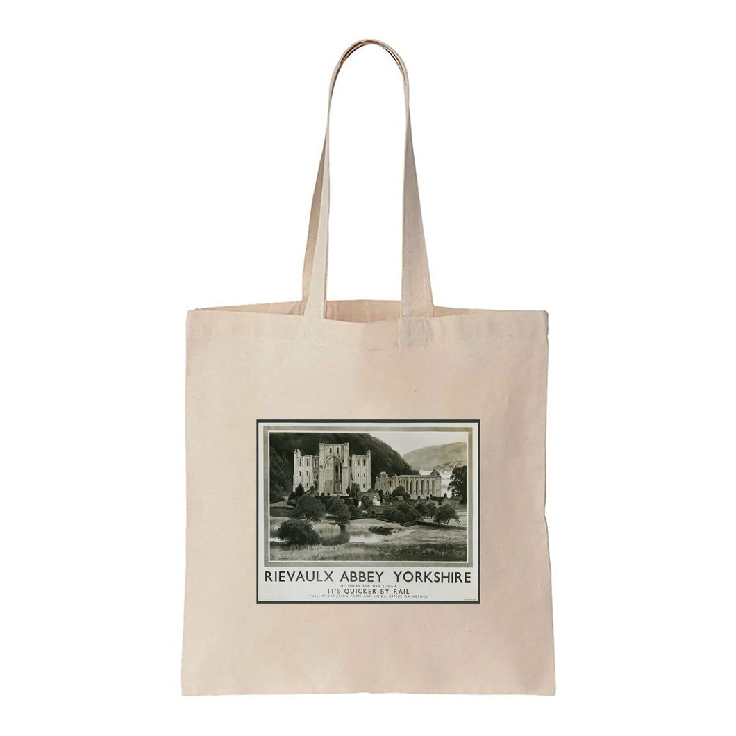 Rievaulx Abbey - Helmsley Station Yorkshire - Canvas Tote Bag