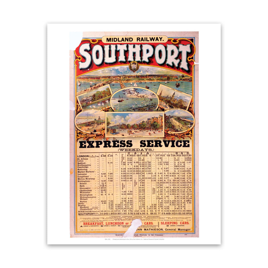 Southport - Express Service Art Print