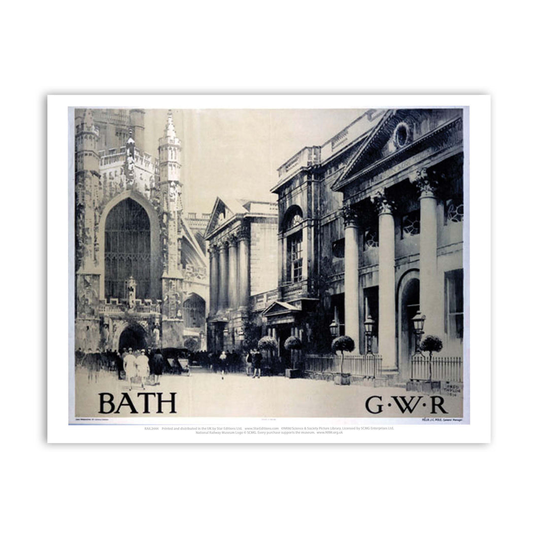 Bath, Historic GWR Art Print