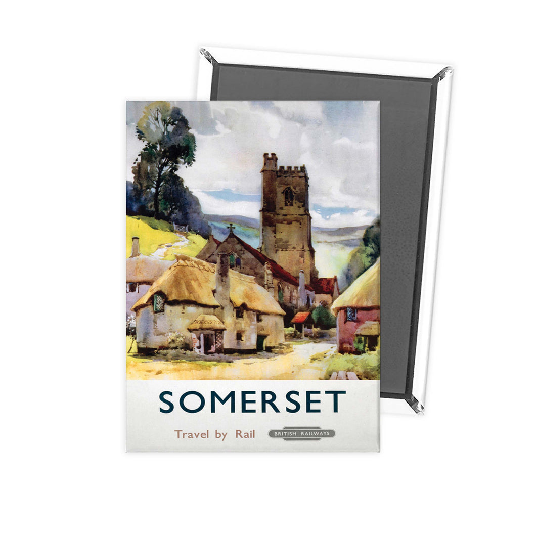 Somerset travel by Rail Fridge Magnet