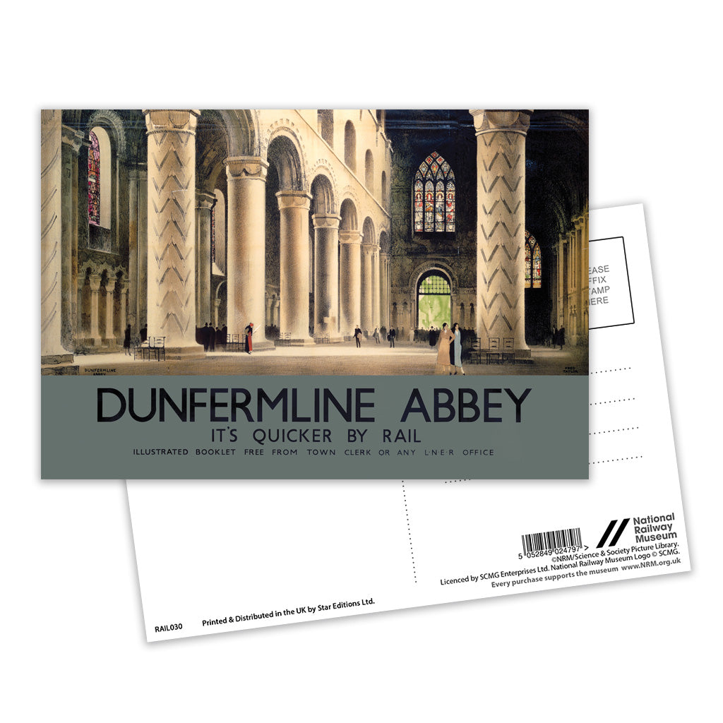 Dunfermline Abbey Postcard Pack of 8