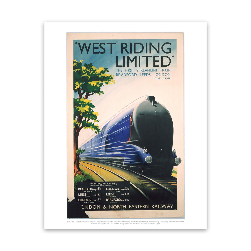 West Riding Limited - Leeds, Bradford, London Art Print