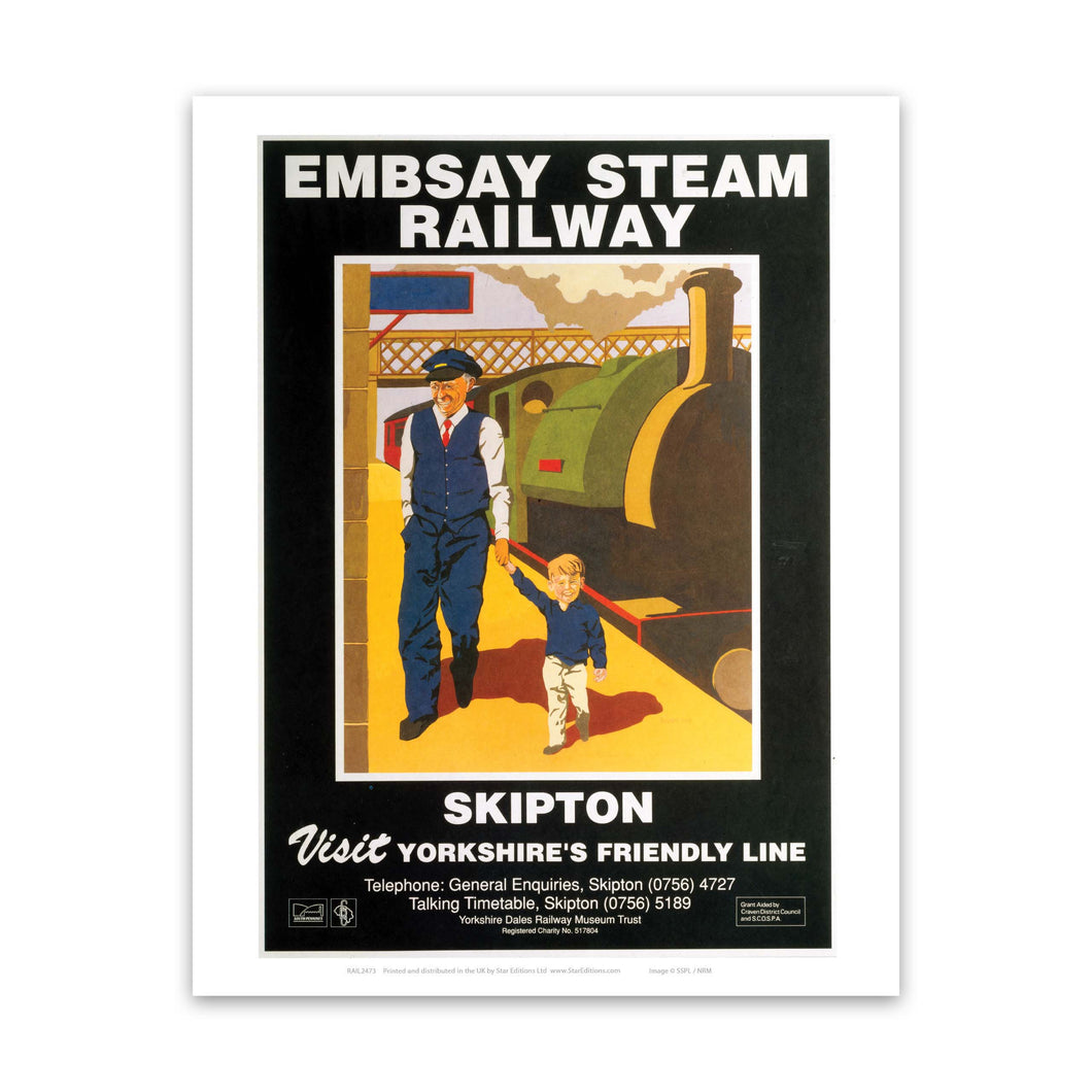Embsay Steam Railway - Skipton Art Print