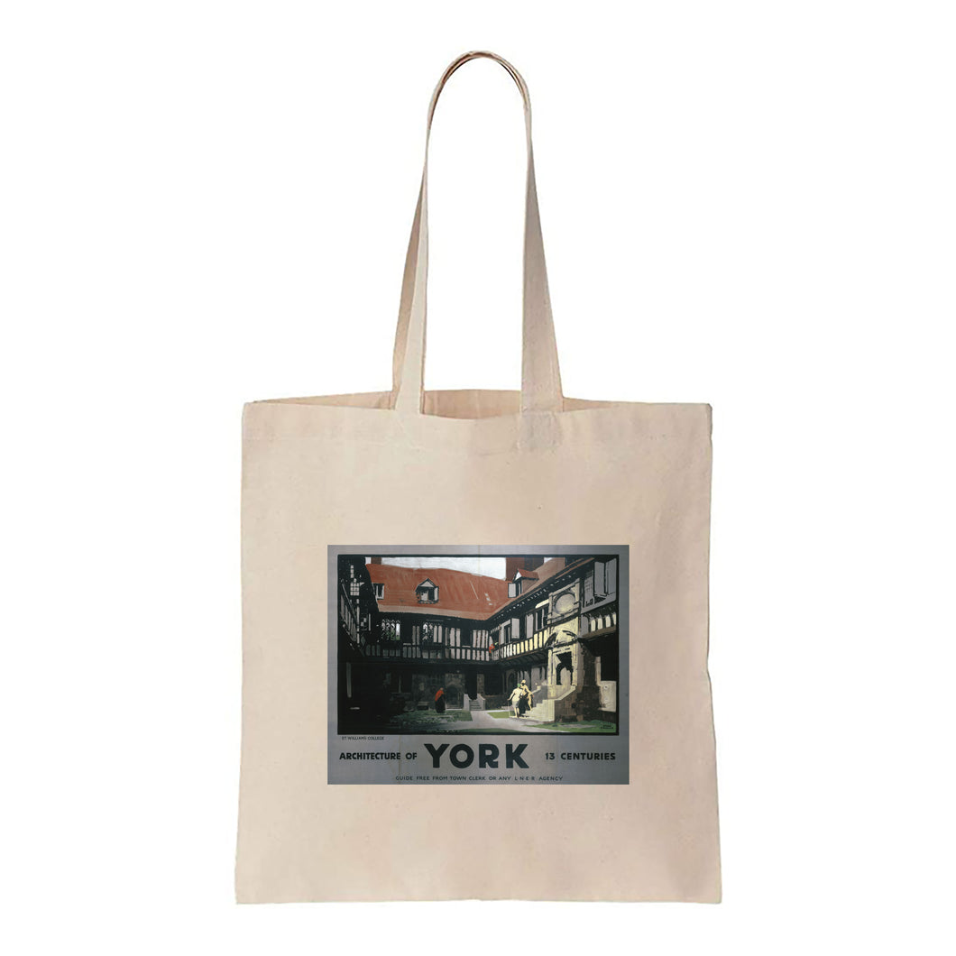 York, Architecture of 13 Centuries - Canvas Tote Bag