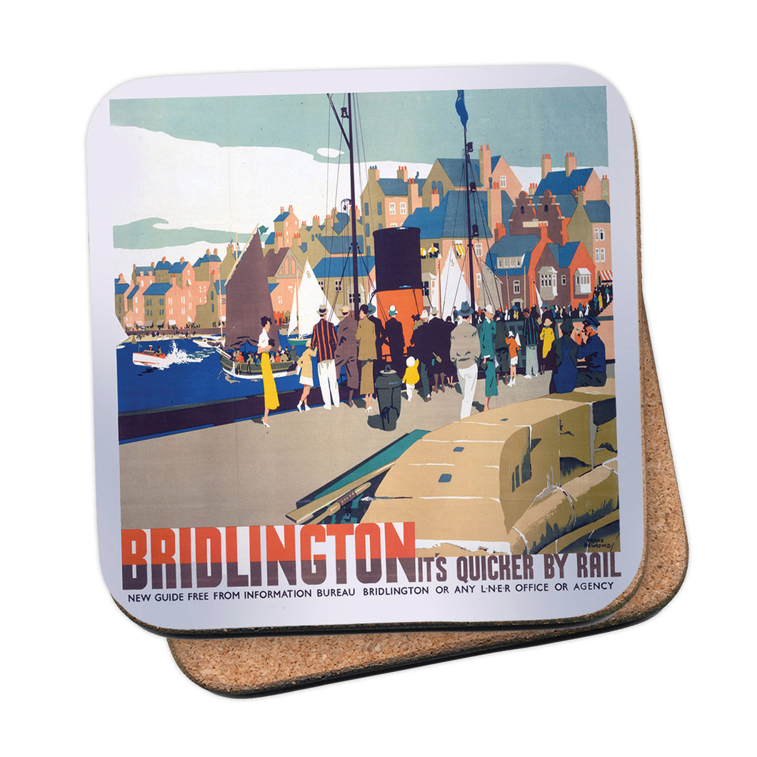 Bridlington Busy Docks - It's Quicker By Rail Coaster