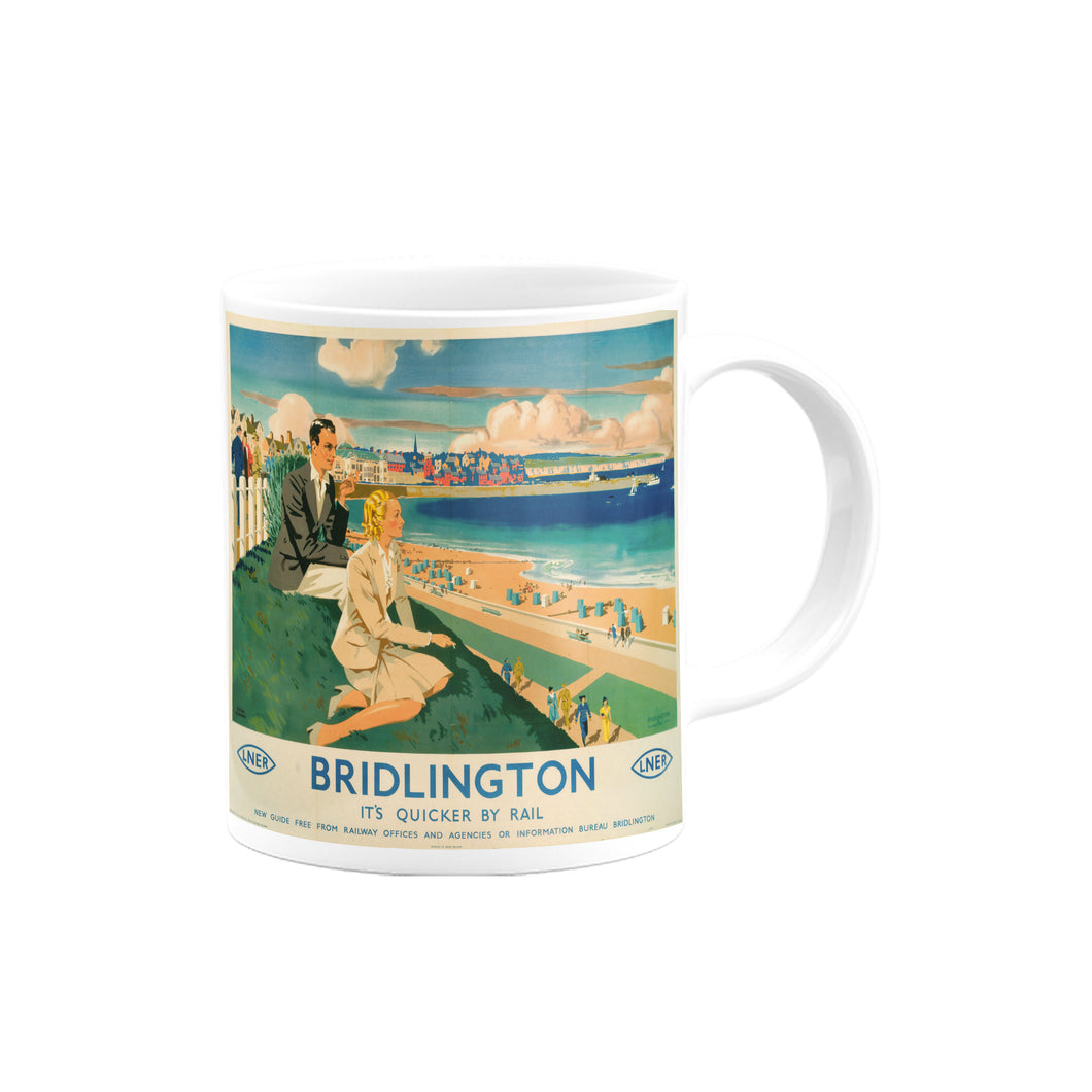 Bridlington - It's Quicker By Rail Mug