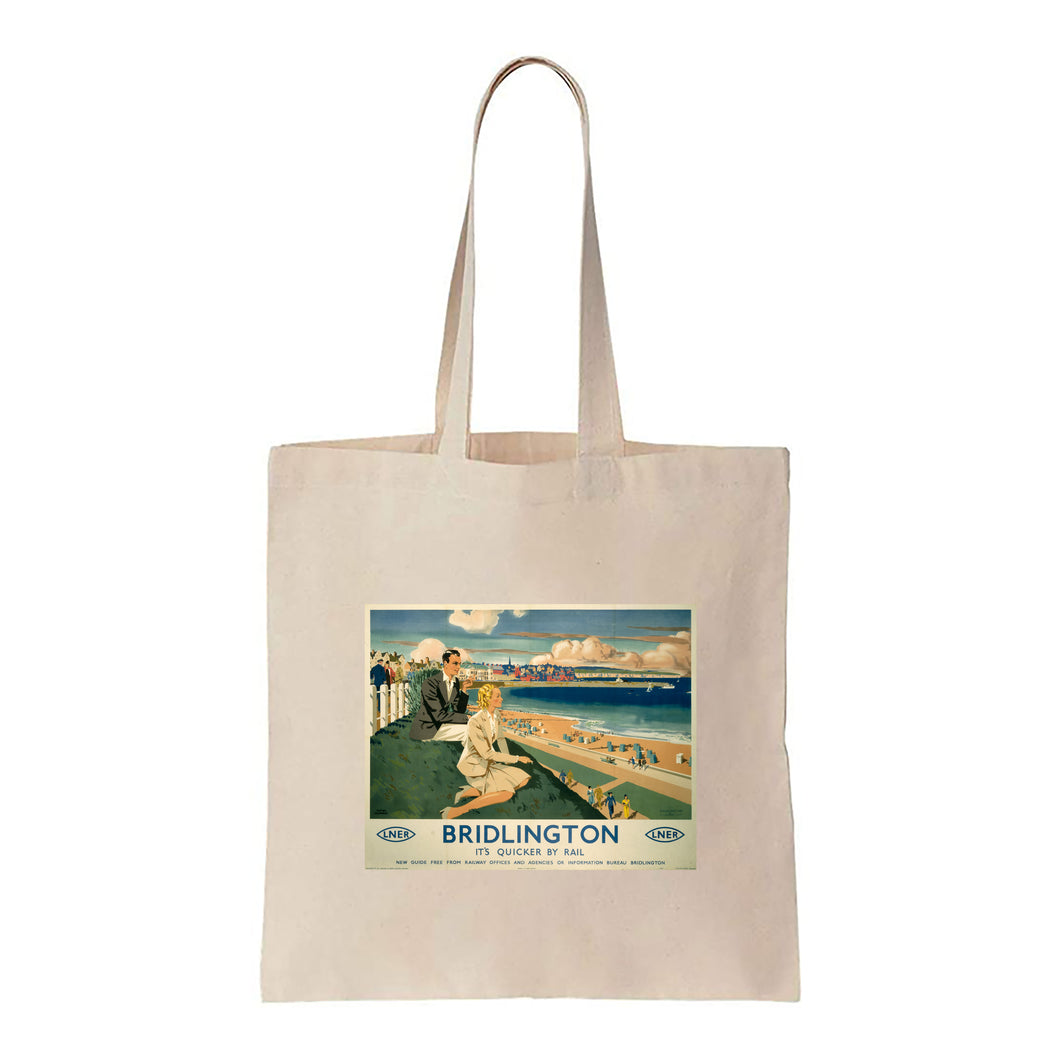 Bridlington - It's Quicker By Rail - Canvas Tote Bag