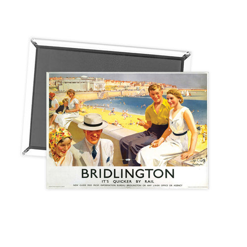 Bridlington It's Quicker By Rail Fridge Magnet