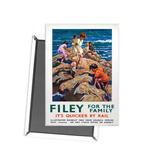 Filey for the Family LNER Fridge Magnet