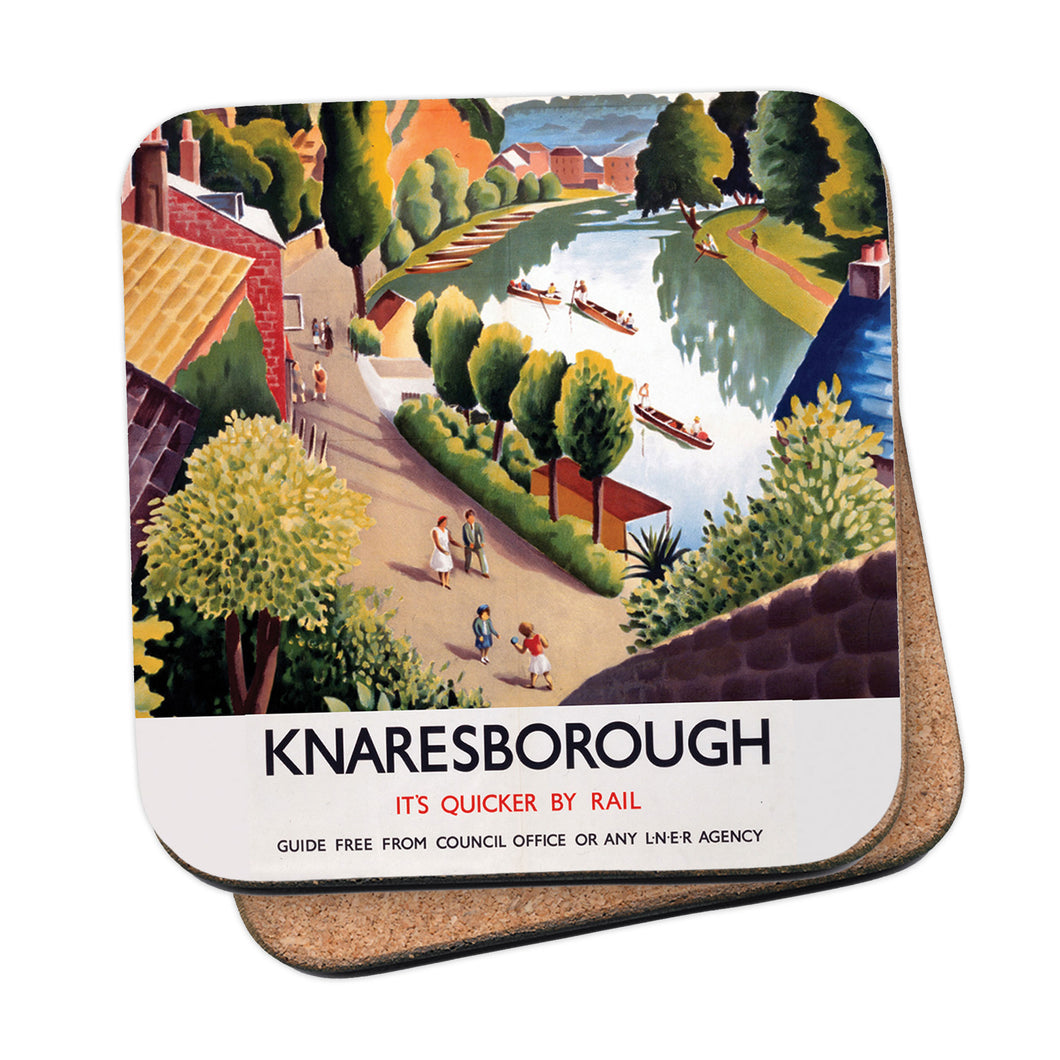 Knaresborough - It's Quicker By Rail Coaster