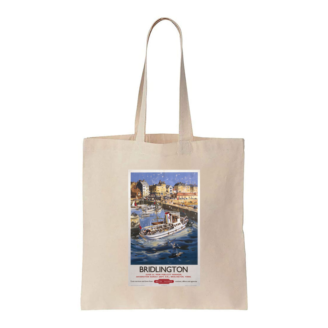 Bridlington Port from the Sea - Canvas Tote Bag