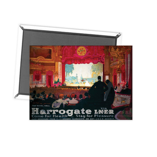 Harrogate Come for Health Theatre LNER Fridge Magnet