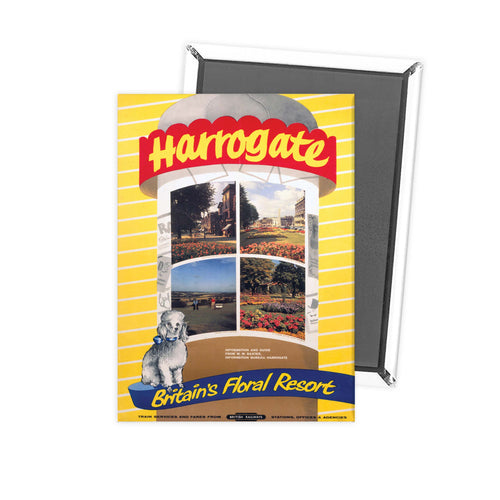 Harrogate Britain's Floral Resort Fridge Magnet