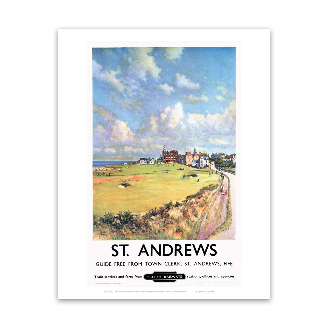 St Andrews, Fife British Railways Art Print