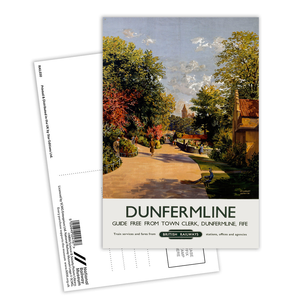 Dunfirmline, Fife British Railways Postcard Pack of 8