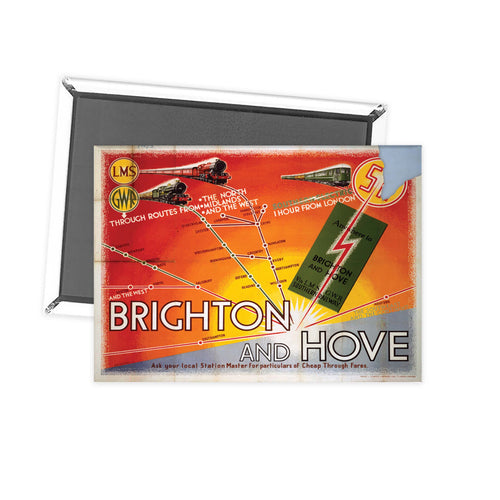 Brighton and hove Fridge Magnet